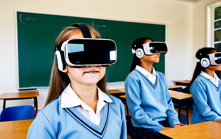 테크노피아와 젊은 세대의 반응 - Empowering Youth Through Technology** A diverse group of young entrepreneurs, fully clothed in prof...
